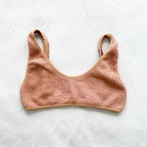 Urban Outfitters Textured Brown Bikini Top - M/L